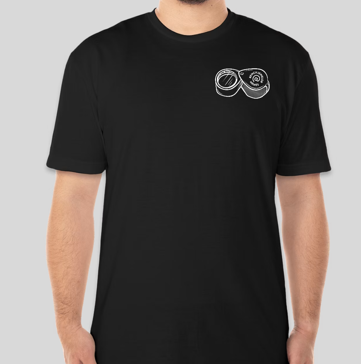 Official BJM Logo Tee, Black, Short Sleeve